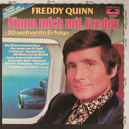 Quinn,Freddy: Nimm Mich Mit,Freddy,Club Ed, Polydor(34 414-3), D,  - LP - X5217 - 6,00 Euro