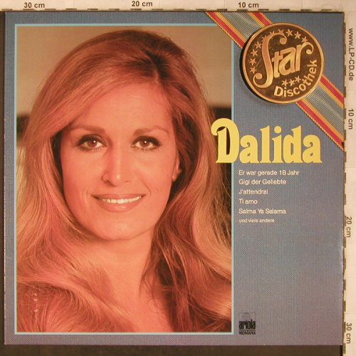Dalida: Star Discothek, Ariola(26 238 XAT), D, 1978 - LP - X5370 - 4,00 Euro