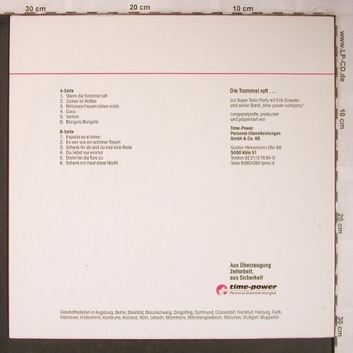 Silvester,Eric & Time Power Company: Wenn die Trommel ruft, time-power (786), D Typ: LP Best.-Nr.: X5445 Preis: 6,00 Euro
