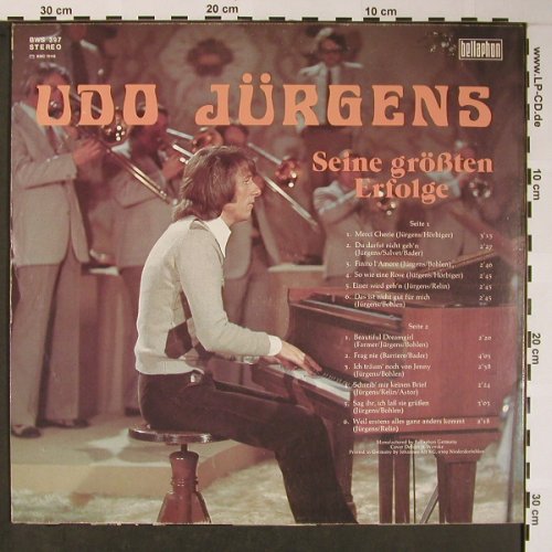 Jürgens,Udo: Seine größten Erfolge, Blick gerade, Bellaphon(BWS 397), D,  - LP - X5795 - 7,50 Euro