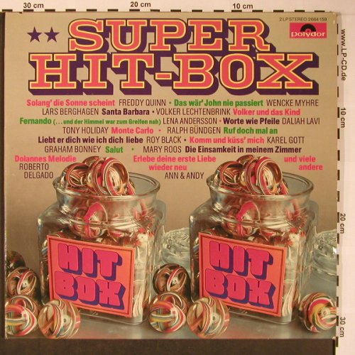 V.A.Super Hit-Box: Freddy Quinn..Eva Maria, Foc, Polydor(2664 159), D, 1976 - 2LP - X5830 - 6,00 Euro