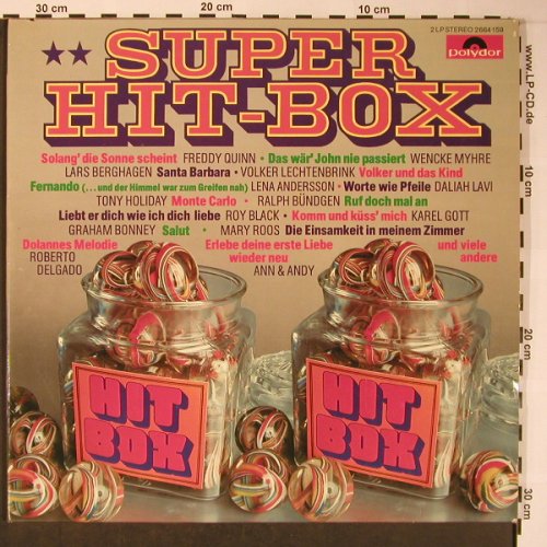 V.A.Super Hit-Box: Freddy Quinn..Eva Maria, Foc, Polydor (2664 159), D, 1976 Typ: 2LP Best.-Nr.: X5830 Preis: 6,00 Euro