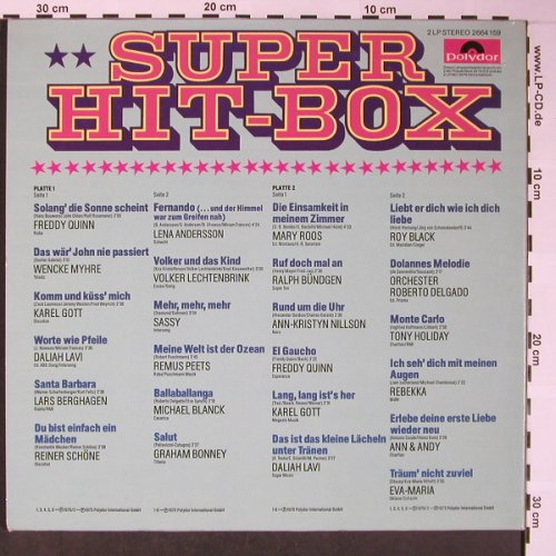 V.A.Super Hit-Box: Freddy Quinn..Eva Maria, Foc, Polydor(2664 159), D, 1976 - 2LP - X5830 - 6,00 Euro