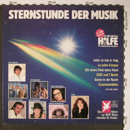 V.A.Sternstunde der Musik: Nana Mouskouri...Peter Maffay, Ariola(208 022-556), D, 1986 - LP - X5887 - 5,00 Euro
