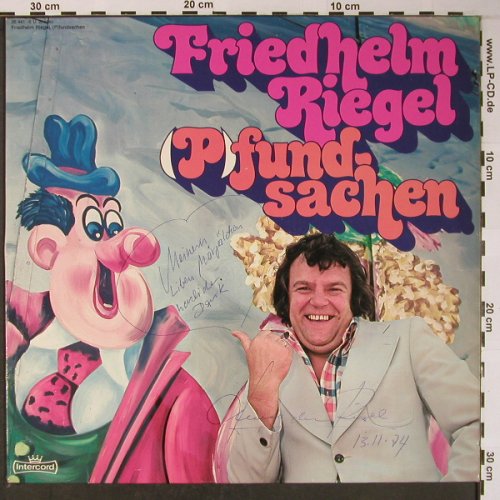 Riegel,Friedhelm: (P)fund-sachen, Widmung,signiert, Intercord(26 441-6), D, 1974 - LP - X5979 - 7,50 Euro