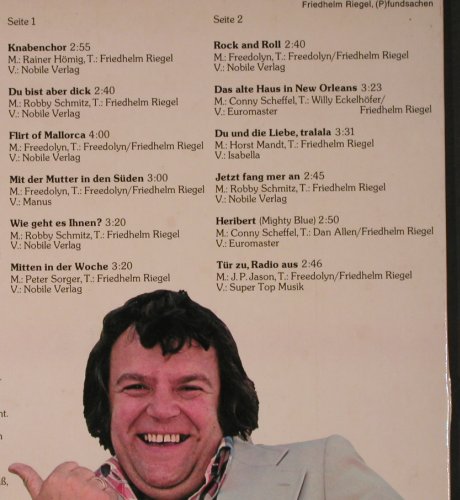 Riegel,Friedhelm: (P)fund-sachen, Widmung,signiert, Intercord(26 441-6), D, 1974 - LP - X5979 - 7,50 Euro
