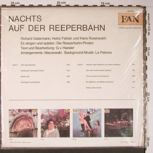 V.A.Nachts auf der Reeperbahn: Richard Gatermann,H.Fabian..,FS-New, FAN(555 334), D,  - LP - X6015 - 9,00 Euro