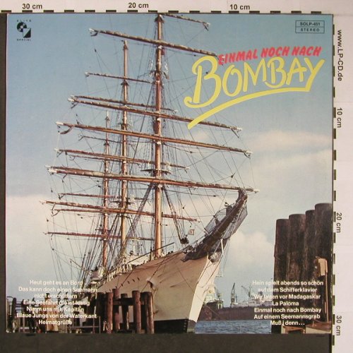 V.A.Einmal noch nach Bombay: Hamburger Jungs..Nord.Blasorch., Elite Special(SOLP-451), D,  - LP - X6022 - 5,50 Euro