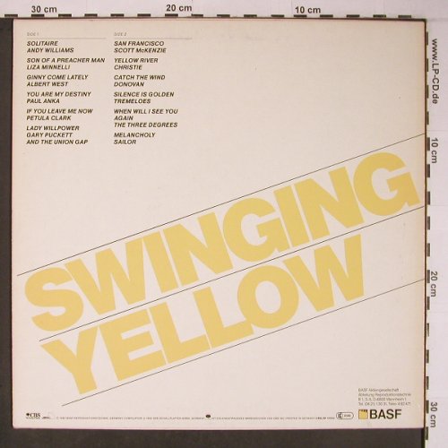 V.A.Swinging Yellow: Andy Williams...Sailor, BASF, CBS (LSP 15252), NL, m-/vg+, 1982 Typ: LP Best.-Nr.: X6264 Preis: 7,50 Euro