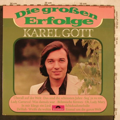 Gott,Karel: Die großen Erfolge, Polydor(2371 356), D,Ri(1972),  - LP - X636 - 4,00 Euro