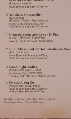 V.A.Schön ist die Liebe im Hafen: 28 Seemannslieder und Shanties, Telefunken (J-126), D,m-/vg+ Typ: LP Best.-Nr.: X6861 Preis: 7,50 Euro