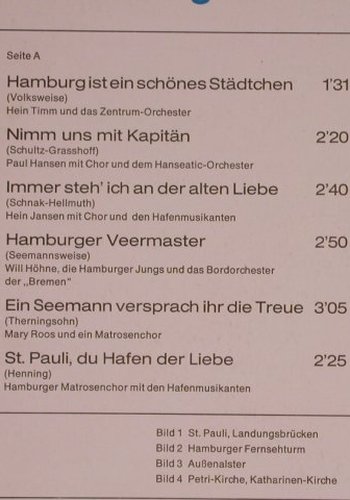 V.A.Hamburg ist ein schön.Städtchen: Hein Timm, Paul Hansen, Mary Roos, Elite Special(SOLP-418), D, m-/vg+,  - LP - X6863 - 6,00 Euro