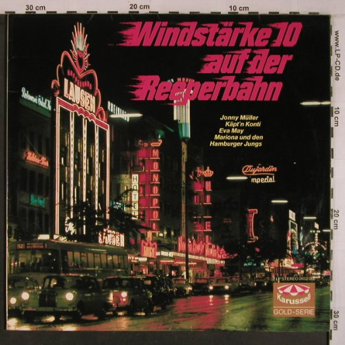 V.A.Windstärke 10 a.d.Reeperbahn: Jonny Müller,Kapt'n Konti,Eva May.., Karussell(2652 068), D, Foc, 1973 - 2LP - X6866 - 7,50 Euro