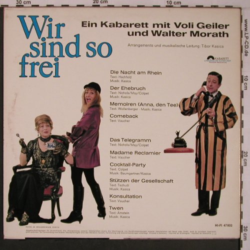 Geiler,Voli & Walter Morath: Wir Sind So Frei, Polydor(47 802), D, 1964 - LP - X6912 - 35,00 Euro