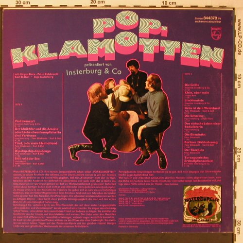 Insterburg & Co: Pop Klamotten, Philips(844 378 PY), D, 1969 - LP - X6981 - 12,50 Euro