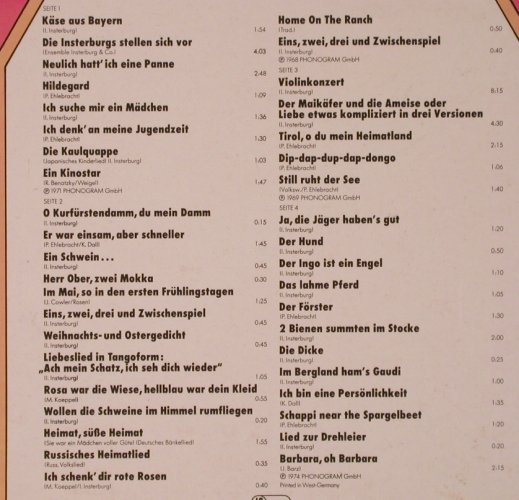 Insterburg & Co.: Die Grosse ..Live Show, Foc, Philips(6623 094), D, Ri, 1974 - 2LP - X6982 - 9,00 Euro