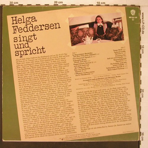 Feddersen,Helga: Singt und Spricht, WB(56120), D, 1975 - LP - X7002 - 12,50 Euro