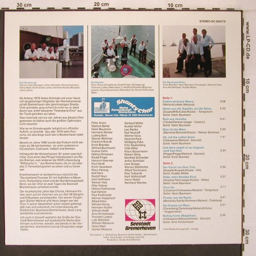 Marinekamerads.Bremerh.: Endlos sind jene Meere, Shanty Chor (SC 080378), D Typ: LP Best.-Nr.: X7021 Preis: 6,00 Euro