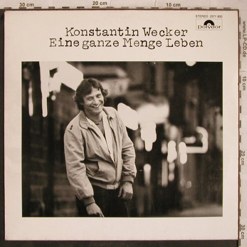 Wecker,Konstantin: Eine ganze Menge Leben, Polydor(2371 900), D, 1978 - LP - X726 - 4,00 Euro