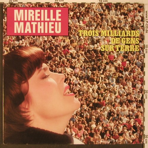 Mathieu,Mireille: Trois Milliards De Gens S..Foc, Ariola(ARI 90050), NL, 1982 - LP - X7373 - 9,00 Euro