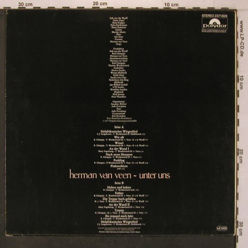 Van Veen,Herman: Unter Uns, Polydor (2371 828), D, 1977 Typ: LP Best.-Nr.: X7391 Preis: 5,00 Euro