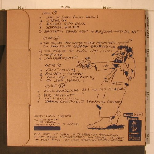 Tommi und das Mobile Einsatz-Orkest: Edles Gesindel, Box, Trikont (US-55), D, 1980 Typ: 2LP Best.-Nr.: X7601 Preis: 24,00 Euro