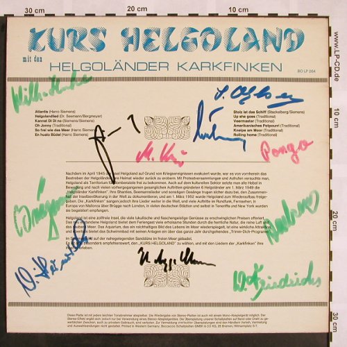 Helgoländer Karkfinken: Kurs Helgoland, Boccaccio(BO LP 264), D, woc,  - LP - X827 - 7,50 Euro
