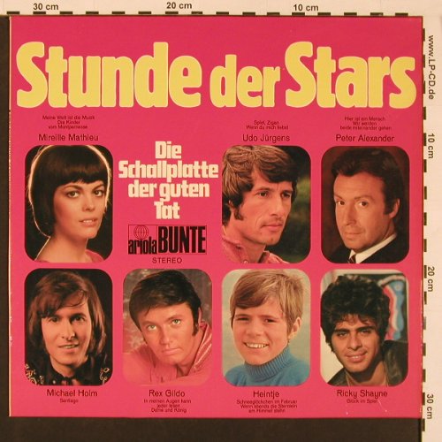 V.A.Stunde Der Stars: P.Alexander.. Rickie Shayne, 12 Tr., Ariola (85 666 XT), D Typ: LP Best.-Nr.: X8649 Preis: 5,00 Euro