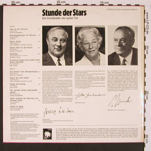 V.A.Stunde Der Stars: P.Alexander.. Rickie Shayne, 12 Tr., Ariola(85 666 XT), D,  - LP - X8649 - 5,00 Euro