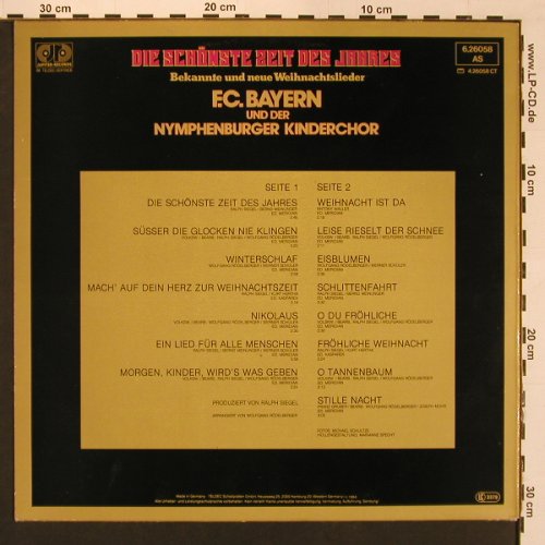 F.C.Bayern & Nymphenb. Kinderchor: Die schönste Zeit des Jahres, Jupiter(6.26058 AS), D, 1984 - LP - X8743 - 5,50 Euro