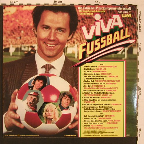 V.A.Viva Fussball: Franz Beckenbauer präs., WEA (58 200), D, 19 Tr., 1980 Typ: LP Best.-Nr.: X8880 Preis: 6,00 Euro
