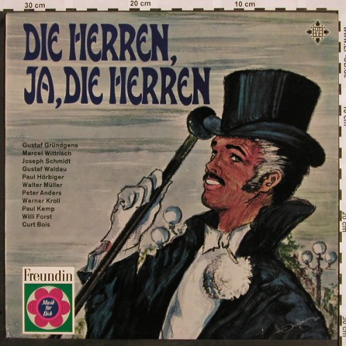 V.A.Die Herren, Ja, die Herren: G.Gründgens...Kurt Bois, Telefunken/Feundin(NT 905), D,  - LP - X894 - 7,50 Euro