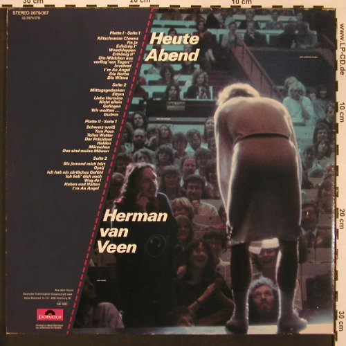 Van Veen,Herman: Heute Abend, Foc, Polydor(2679 067), D, 1980 - 2LP - X8989 - 7,50 Euro