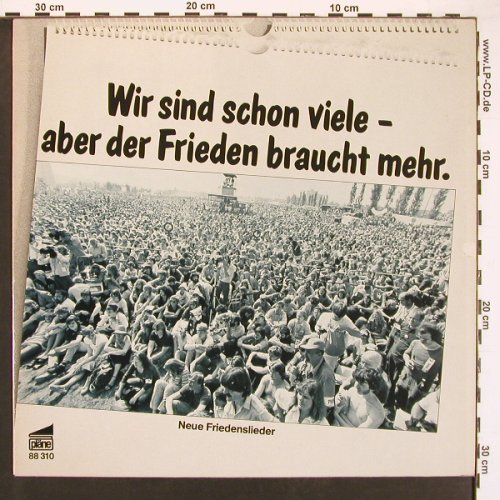 V.A.Wir sind Schon Viele: aber der Frieden braucht mehr, 10Tr, Pläne (88 310 D), D, 1982 Typ: LP Best.-Nr.: X9210 Preis: 7,50 Euro