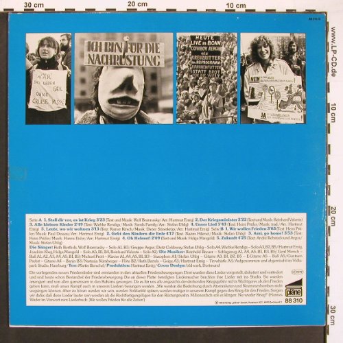 V.A.Wir sind Schon Viele: aber der Frieden braucht mehr, 10Tr, Pläne (88 310 D), D, 1982 Typ: LP Best.-Nr.: X9210 Preis: 7,50 Euro