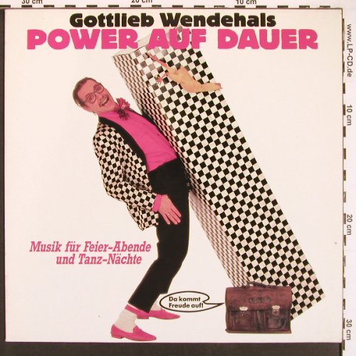 Wendehals,Gottlieb: Power auf Dauer, Teldec(6.26830 AP), D, 1988 - LP - X9312 - 6,00 Euro