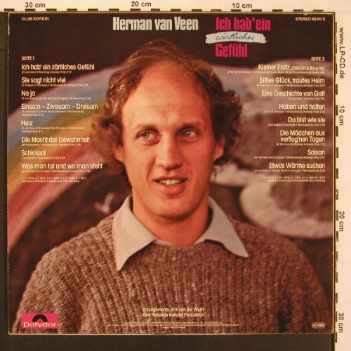 Van Veen,Herman: Ich Hab ein Zärtliches Gefühl, Polydor, Club Ed. (46 4115), D Typ: LP Best.-Nr.: X9796 Preis: 5,00 Euro