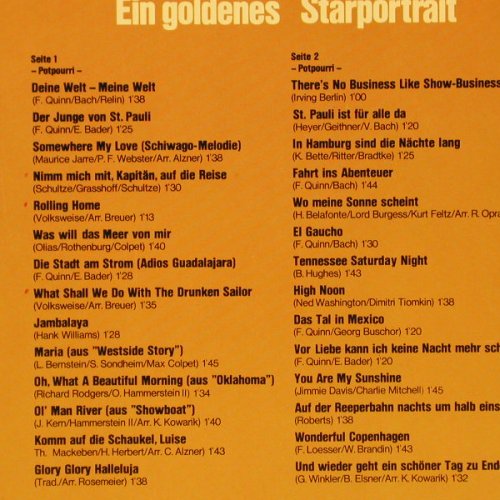 Quinn,Freddy: Meine Welt, DSC, Polydor(65 126), D, 1975 - LP - X9820 - 7,50 Euro