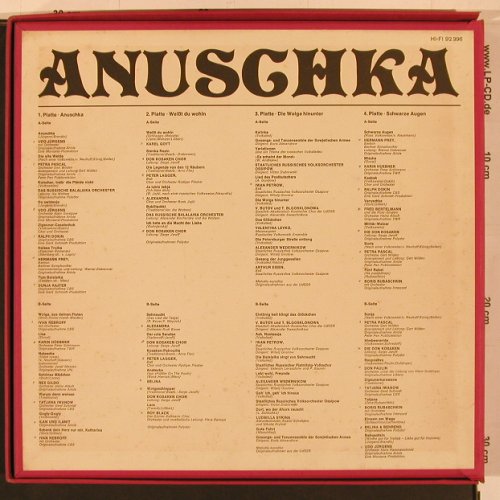 V.A.Anuschka: Udo Jürgens, Kosaken Chor, Box, Marcato(92 396), D, 54Tr.,  - 4LP - X9911 - 9,00 Euro