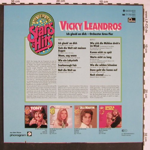 Leandros,Vicky: Ich Glaub an dich (Welt Der Stars.), Fontana (6433 603), D, co Typ: LP Best.-Nr.: Y1011 Preis: 7,50 Euro