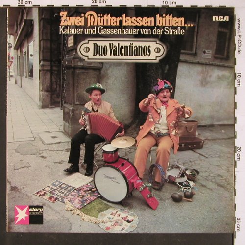 Duo Valentianos: Zwei Mütter lassen bitten..., RCA (26.21702 AS), D, 1976 Typ: LP Best.-Nr.: Y1025 Preis: 7,50 Euro