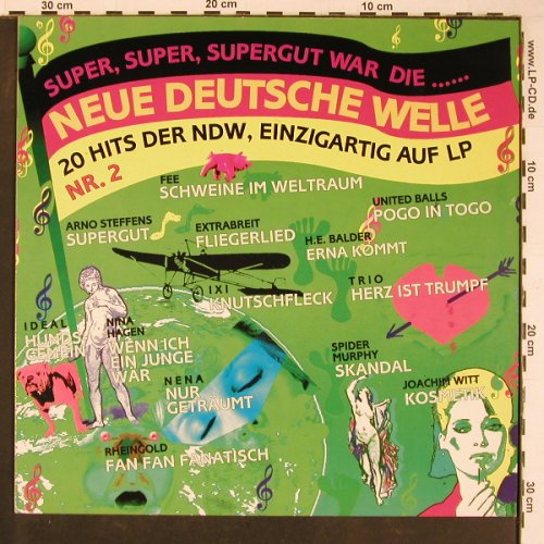 V.A.Super,Super,Supergut: War die NDW Nr.2, 20 Tr., Repertoire(2300 TO), D, 1992 - LP - Y1043 - 6,00 Euro