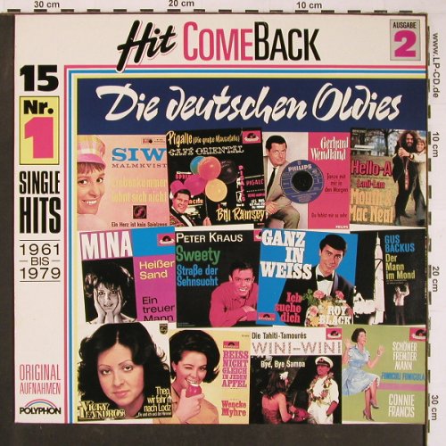 V.A.Hit Come Back: Die deutschen Oldies, 61-79, Ausg.2, Polyphon(819 850-1), D,  - LP - Y1044 - 5,00 Euro