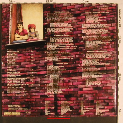 De Bläck Föss: Bei uns Doheim, Foc, m-/vg+, EMI(056-32 052), D, 1977 - LP - Y1102 - 5,00 Euro