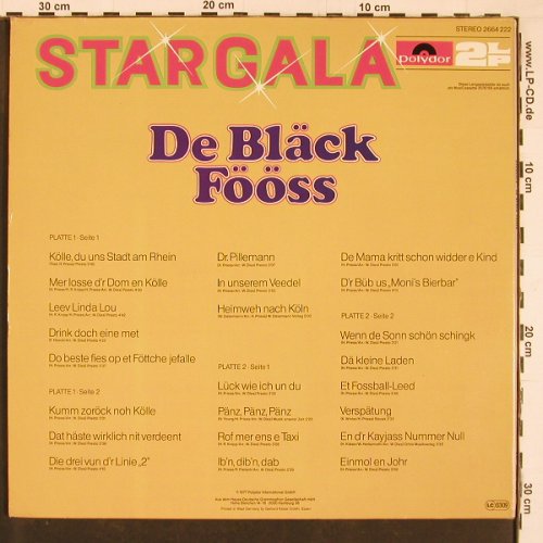 De Bläck Föss: Stargala, Foc, Polydor(2664 222), D, 1977 - 2LP - Y1196 - 7,50 Euro