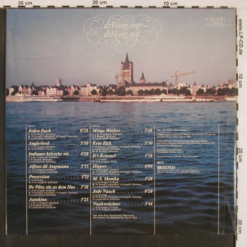 De Bläck Föss: ..d'r Rhing Erop, d'r Rhin, Foc, EMI(066-46 199), D, 1980 - LP - Y1275 - 6,00 Euro