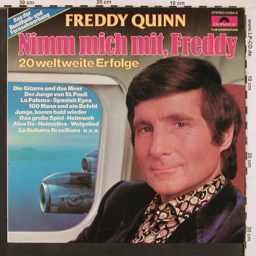 Quinn,Freddy: Nimm mich mit,Freddy, Sonderaufl., Polydor(27 654-3), D,  - LP - Y1358 - 5,00 Euro