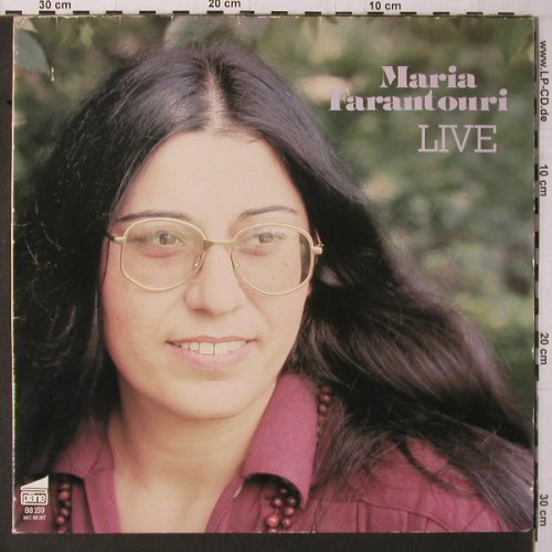 Farantouri,Maria: Live, Foc, m-/vg+, Pläne(88 159), D, 1979 - LP - Y1444 - 6,00 Euro