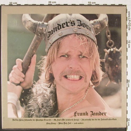 Zander,Frank: Zander's Zorn,+Sticker, Foc, FS-New, Hansa(28 250 IT), D, 1976 - LP - Y1517 - 17,50 Euro