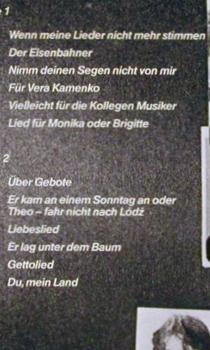 Wegner,Bettina: Wenn meine Lieder nicht mehrStimmen, CBS (CBS 84 523), NL, 1980 Typ: LP Best.-Nr.: Y1537 Preis: 7,50 Euro